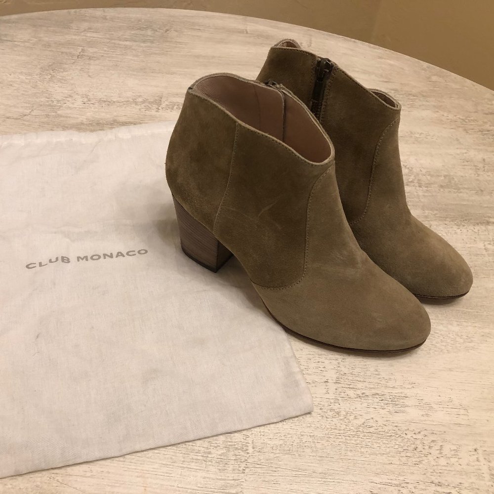 Club Monaco Suede Booties